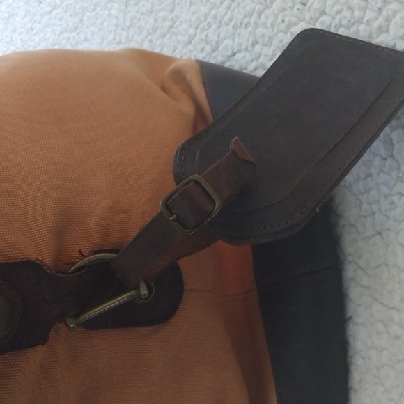 Remy Martin Leather and Canvas Tote/Travel Bag - Picture 12 of 16